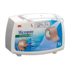 3M MICROPORE VLIES m Disp 25mmx5m hautfarben