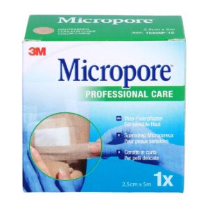 3M MICROPORE VLIES m Disp 25mmx5m hf ref