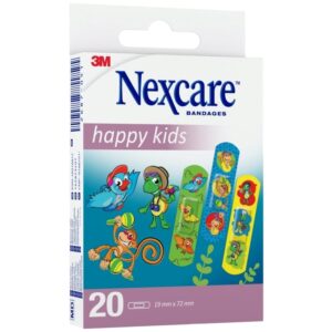 3M NEXCARE Kinderpflast Happy Kid 1.9x7.2cm 20 Stück