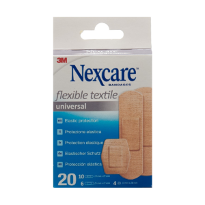 3M NEXCARE Pflaster Textil Universal 3 Grössen assortiert 20 Stück