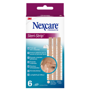 3M NEXCARE Steri Strip 6x75mm beige 6 Stück