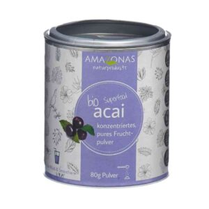 Amazonas acai Bio Fruchtpulver 100% pur Dose 80 g