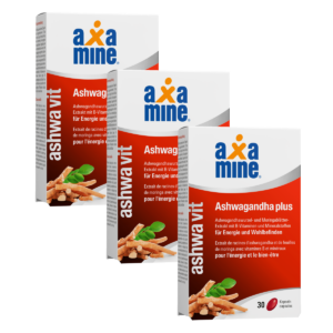 Axamine ashwaVit Ashwagandha 3 x 30 Kapseln