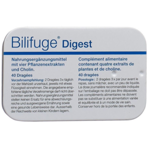 BILIFUGE Digest Dragées 40 Stück
