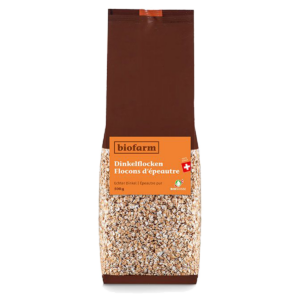 Biofarm Dinkelflocken Knospe Beutel 500 g