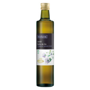 Biofarm Leinöl Knospe Flasche 5 dl