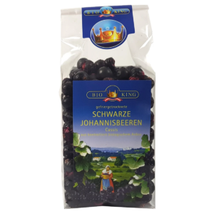Bioking Johannisbeeren schwarz gefriergetrocknet Bio 50 g
