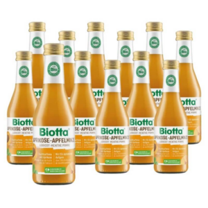 Biotta Aprikose - Apfelminze Bio 12 fl 2.5 dl