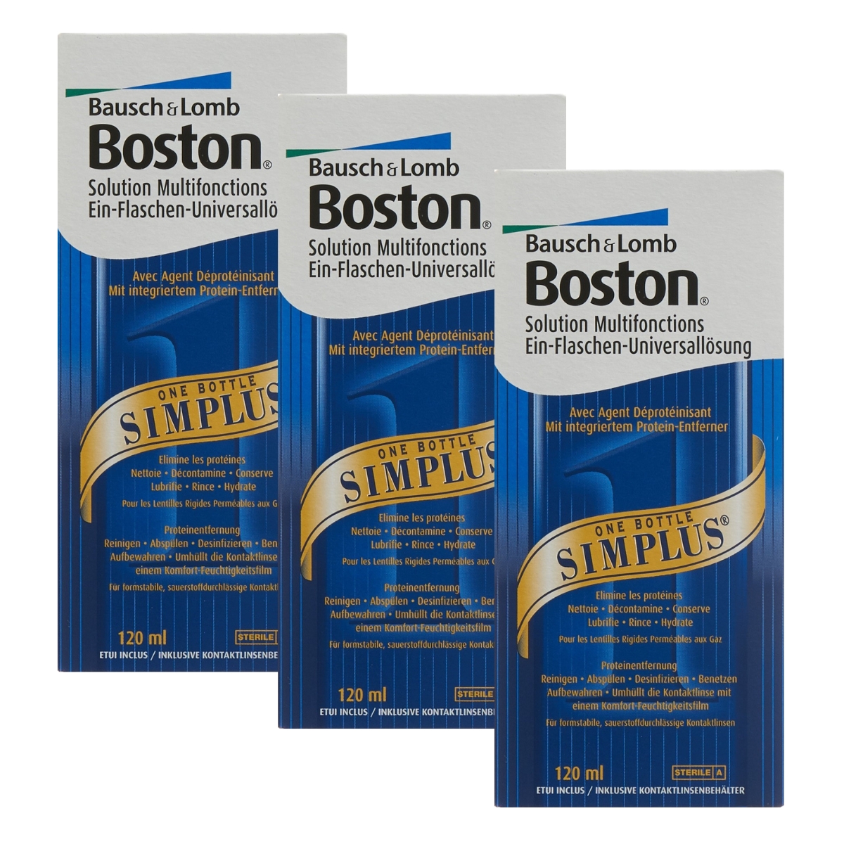 Boston Simplus 3 x 120 ml - Hochwertige Vitalstoffe aus kontrolliertem ...