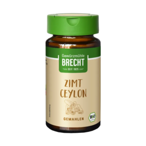 Brecht Zimt Ceylon gemahlen Bio Glas 27 g