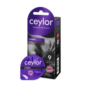 Ceylor Large Präservativ mit Reservoir 9 Stück