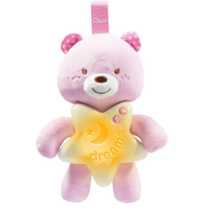 CHICCO Gute Nacht Bärchen pink