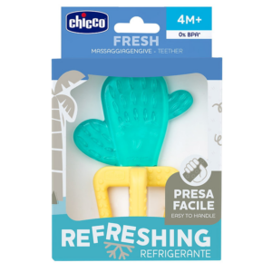 CHICCO Kühlbeissring mit Wasser CACTUS 4m+