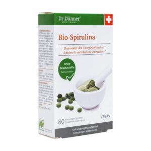 Dr. Dünner Bio Spirulina aktives Leben Tabletten 80 Stück