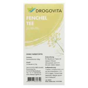 DROGOVITA Fenchel Tee Beutel 20 Stück
