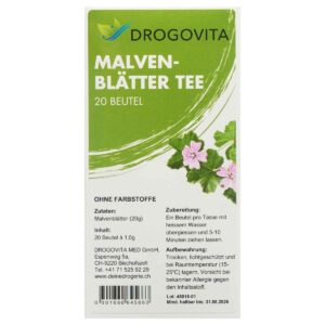 DROGOVITA Malvenblätter Tee Beutel 20 Stück