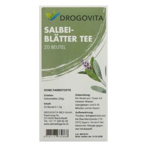 DROGOVITA Salbei Tee Beutel 20 Stück