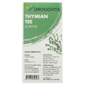 DROGOVITA Thymian Tee Beutel 20 Stück