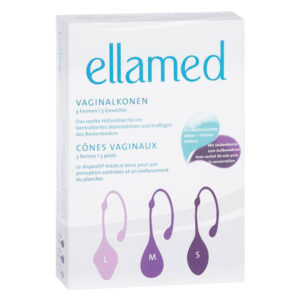 Ellamed Vaginalkonen 3 Formen / 3 Gewichte 3 Stück