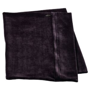 Elsa Überzug Supreme / Flockenkissen 40x60 cm Velours schwarz