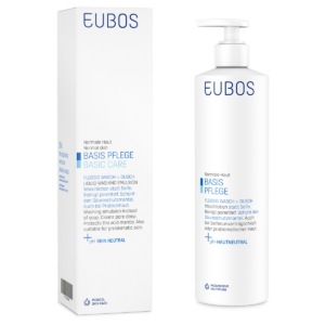 Eubos Seife liquid unparfümiert blau Dosierspender 400 ml