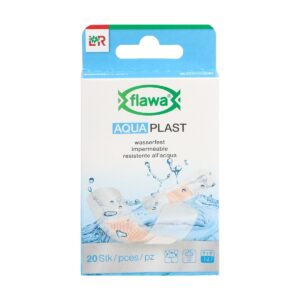 Flawa Aqua Plast Pflaster wasserfest 2 Grössen 20 Stück