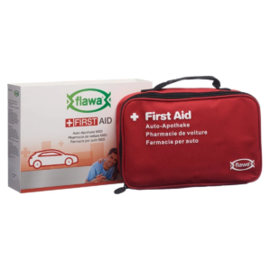 Flawa Auto-Apotheke Medium Bag rot