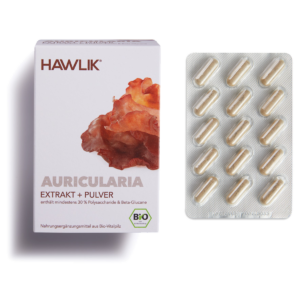 Hawlik Auricularia Extrakt + Pulver Kapseln 120 Stück