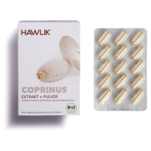 Hawlik Coprinus Extrakt + Pulver Kapseln 120 Stück