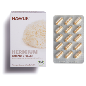 Hawlik Hericium Extrakt + Pulver Kapseln 120 Stück