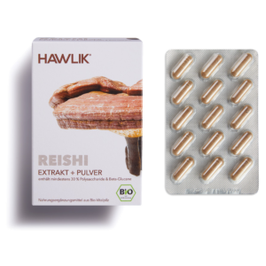 Hawlik Reishi Extrakt + Pulver Kapseln 120 Stück