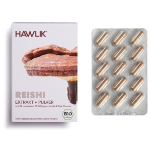 Hawlik Reishi Extrakt + Pulver Kapseln 60 Stück