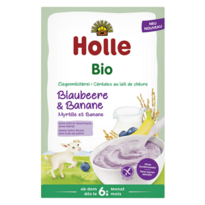 Holle Milchbrei aus Ziegenmilch Blaubeere & Banane Bio 200 g