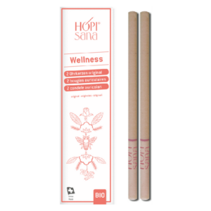 Hopisana Ohrenkerzen rosa Wellness 2 Stück