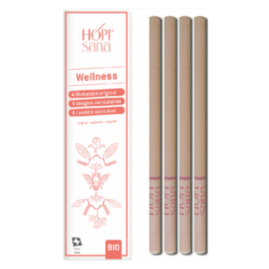 Hopisana Ohrenkerzen rosa Wellness 4 Stück