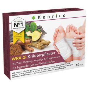 Kenrico Kräuterpflaster Zimt Ginseng, Kelpalge, Konjakwurzel 10 Stück