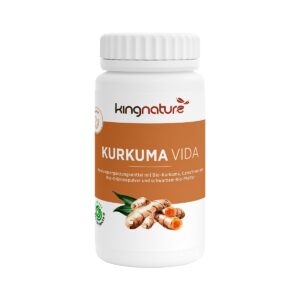 Kingnature Kurkuma Vida Kapseln 72 Stück
