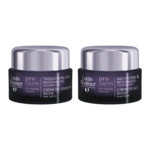 Louis Widmer Proderm Tages- und Nachtcreme reichhaltig mit Parfum - Duo Angebot