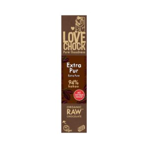 Lovechock Schoko Riegel Extra Pur 94% Kakao 40 g
