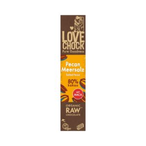 Lovechock Riegel Pecan-Meersalz 80% Kakao 40g