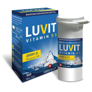 Luvit Vitamin D3 Mini-Tabs 2000 IE 100 Stück