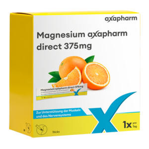 Magnesium Axapharm direct Sticks 375 mg 20 Stück