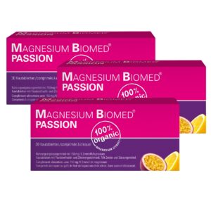 Magnesium Biomed Kautabletten Passion 3 x 30 Stück