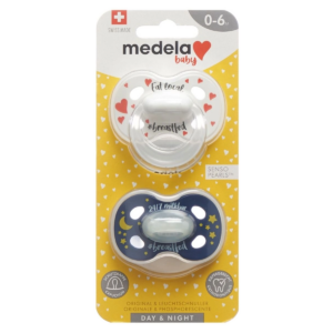 MEDELA Baby Nuggi Day&Night 0-6 2 Stück