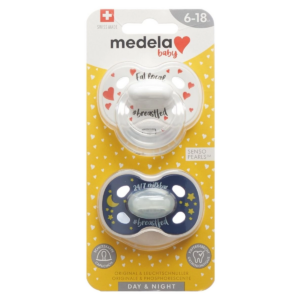 MEDELA Baby Nuggi Day&Night 6-18 2 Stück