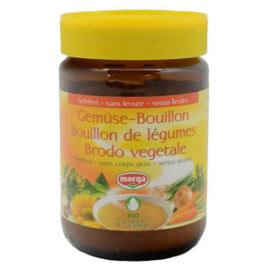 Morga Gemüse Bouillon hefefrei fettfrei Bio 200 g