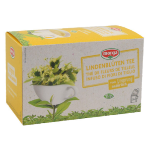 Morga Lindenblüten Tee mit Hüllen Bio Beutel 20 Stück