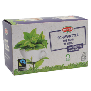 Morga Schwarztee mit Hüllen Bio Fairtrade Knospe 20 Stück