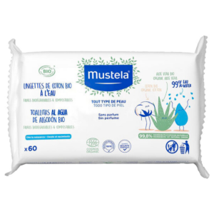Mustela Fechttücher Wasser kompostierbar 60 Stück