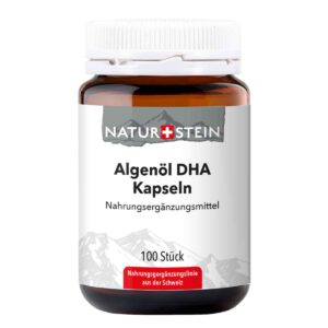 Naturstein Algenöl DHA Kapseln 100 Stück